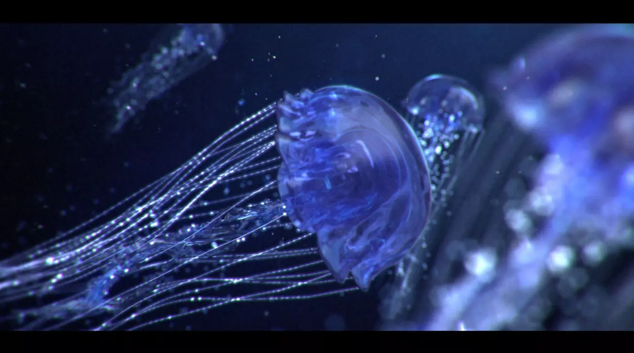 Jellyfish Animated 3D model