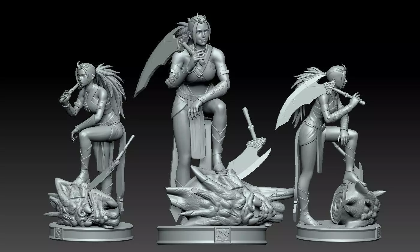 dota2-antimage 3D print model_0