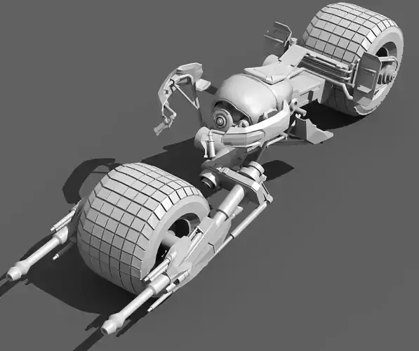 batpod  batman 3D print model