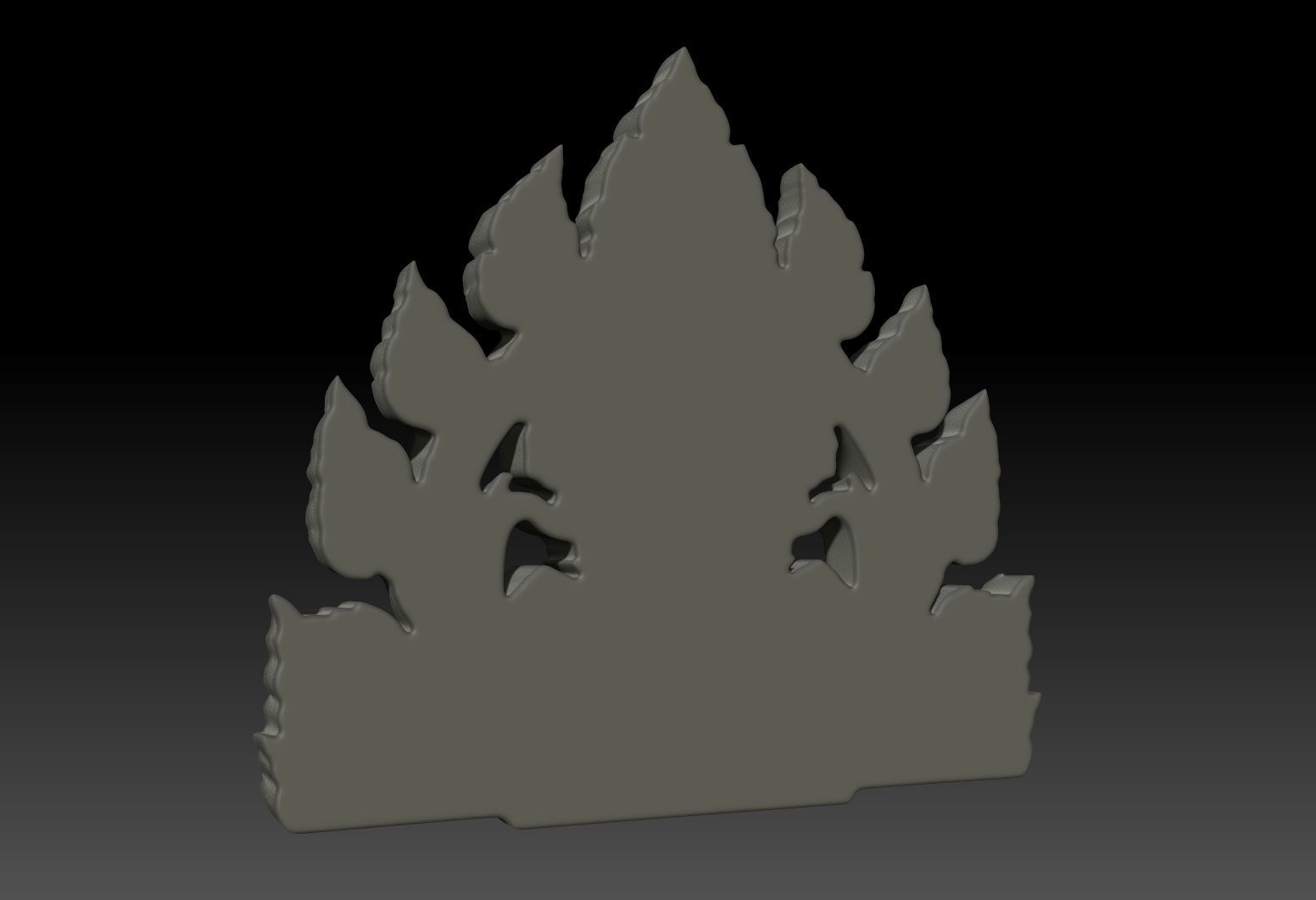 Thai Ornament Decor Bas Relied 12 - 231006 3D print model_5