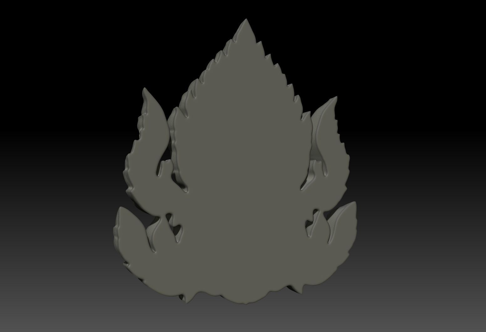 Thai Ornament Decor Bas Relied 10 - 231006 3D print model_5