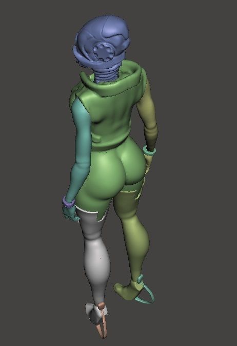 FAMALE COMBINE - HALFLIFE 2 Free 3D print model_7