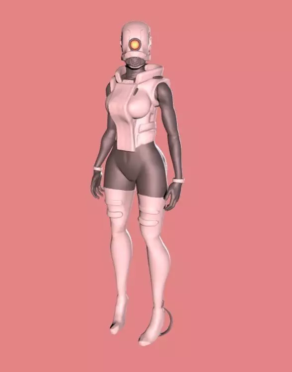 FAMALE COMBINE - HALFLIFE 2 Free 3D print model_0