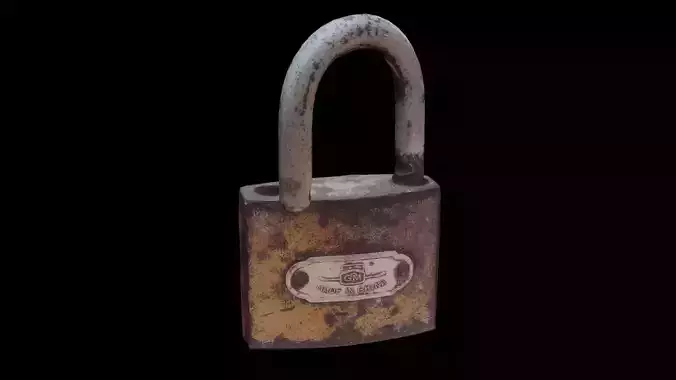 Door lock 3d scan 