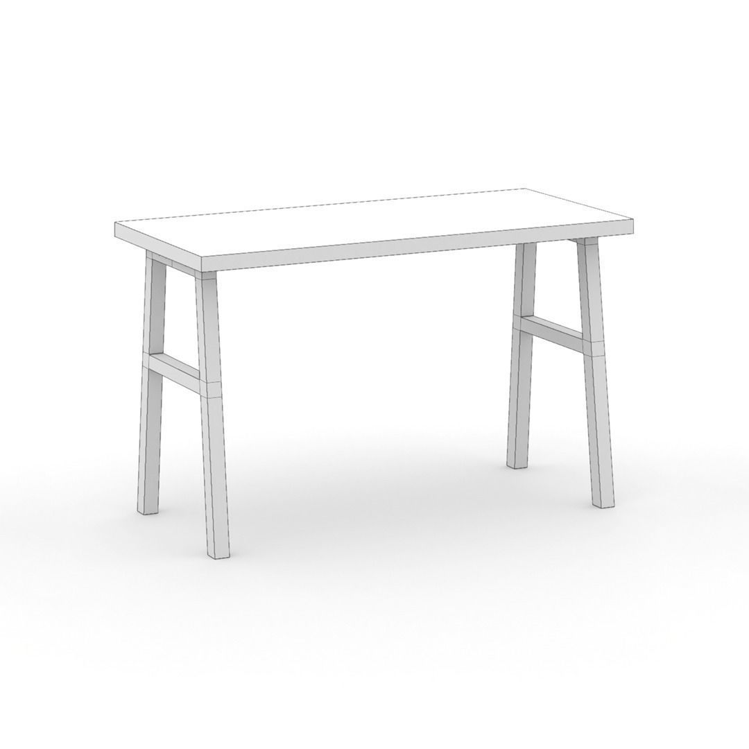 Loft Table 3D model_5