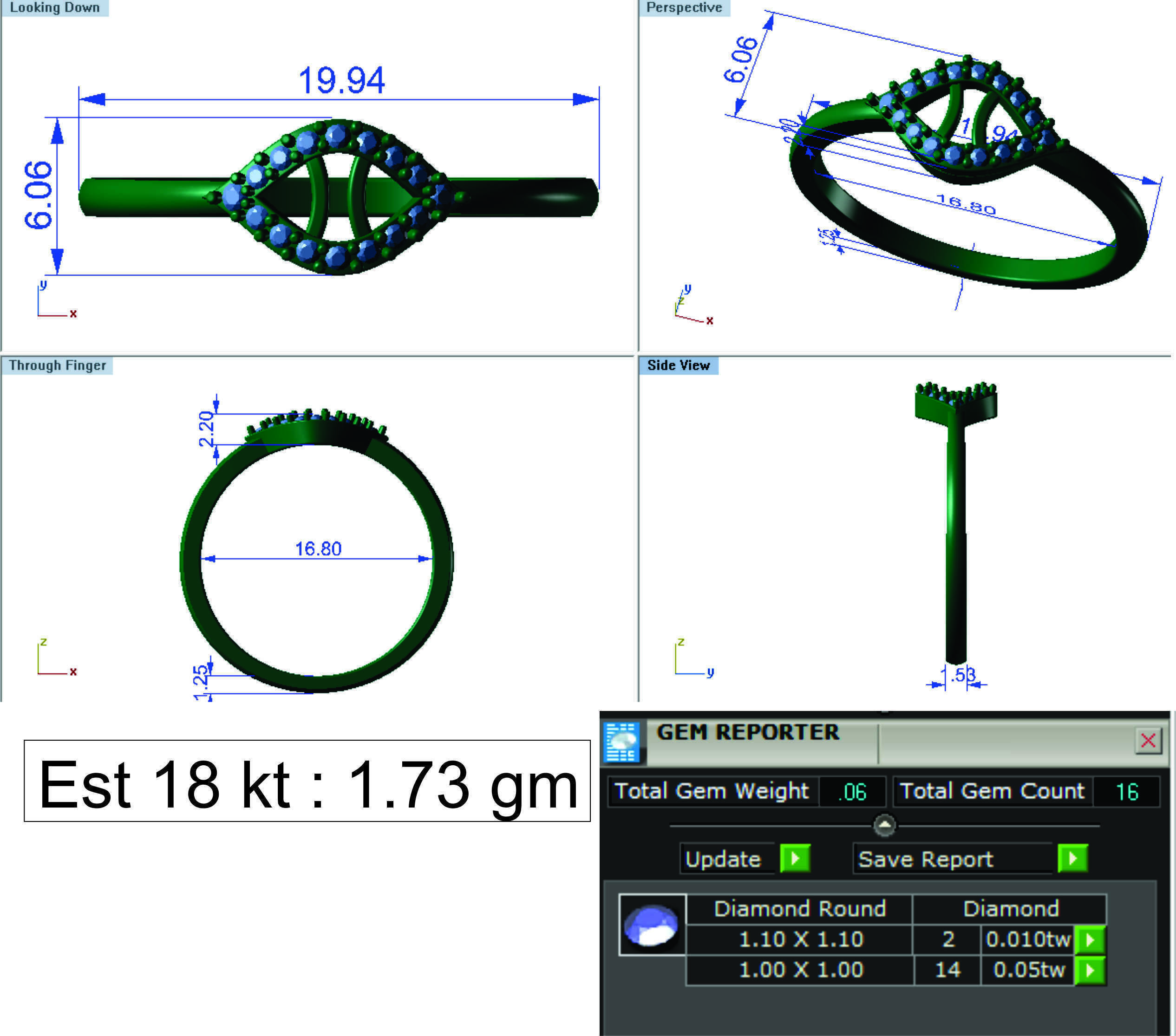 Ring Super Light Wet lot40 3D print model_40