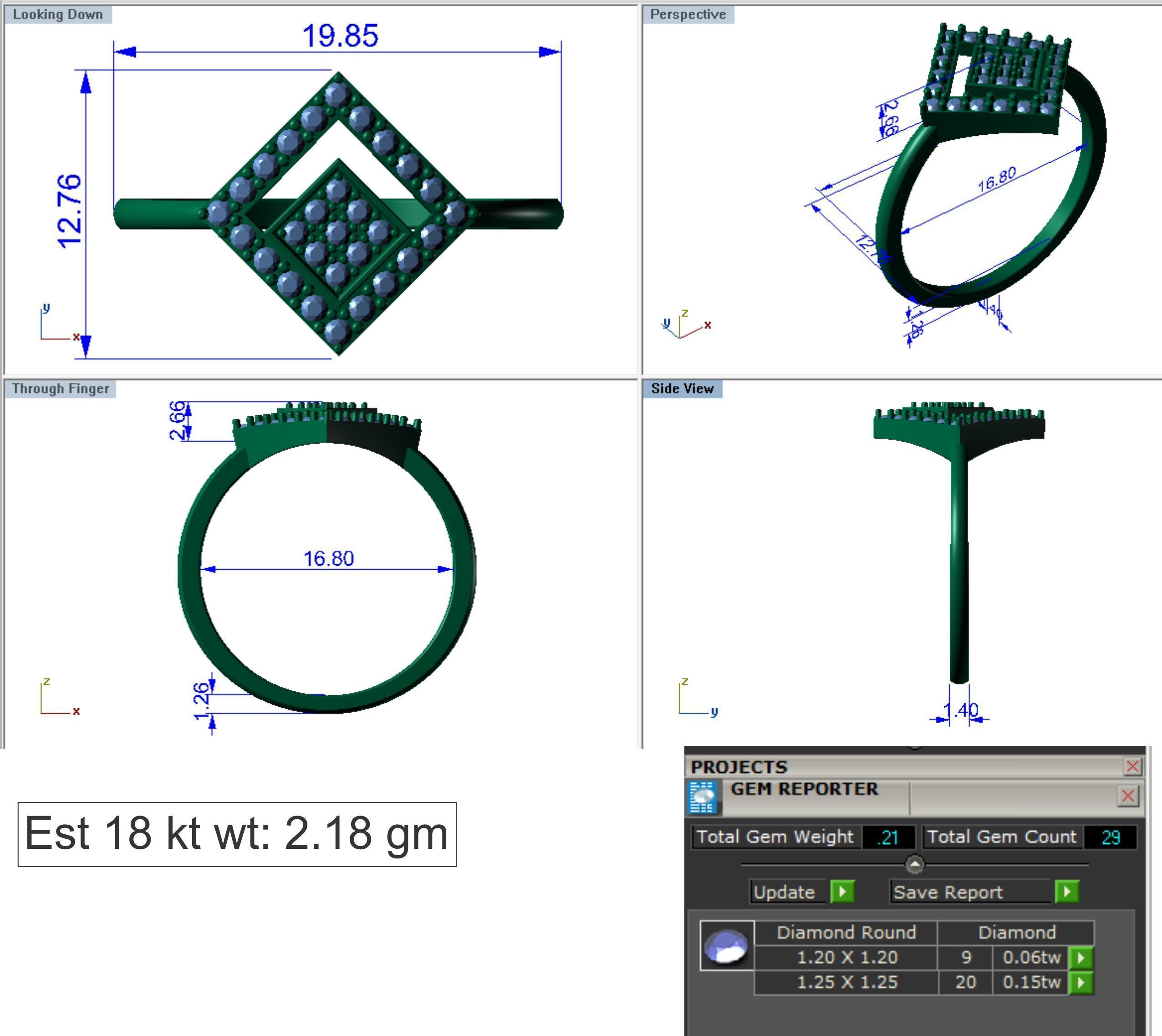 Ring Super Light Wet lot40 3D print model_13