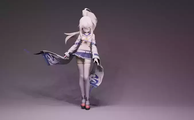 Anime Character - Ayanami 3D model