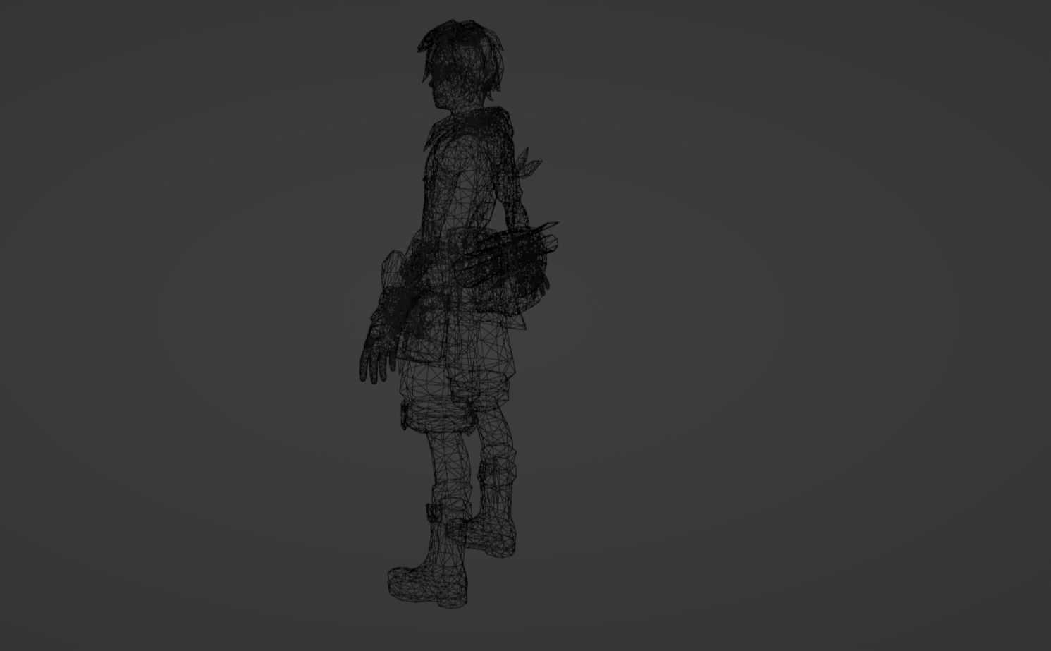 Anime Character - Bennett 3D model_18