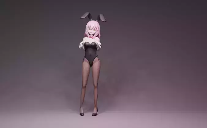 Anime Character - Bunny Amane 3D model