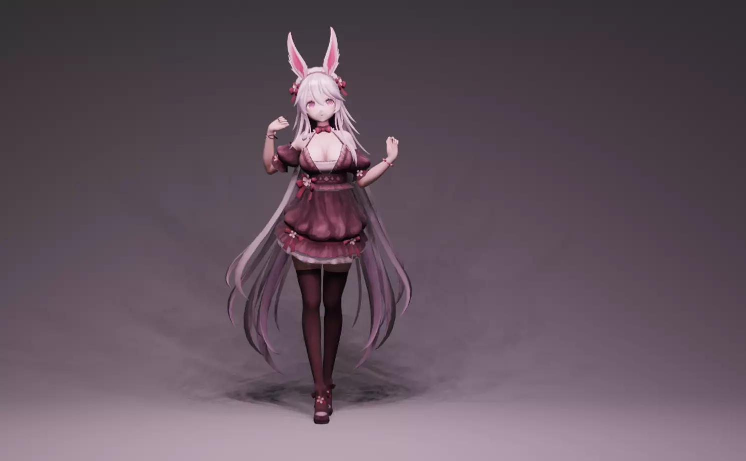Anime Character - FF Artemis 3D model_0