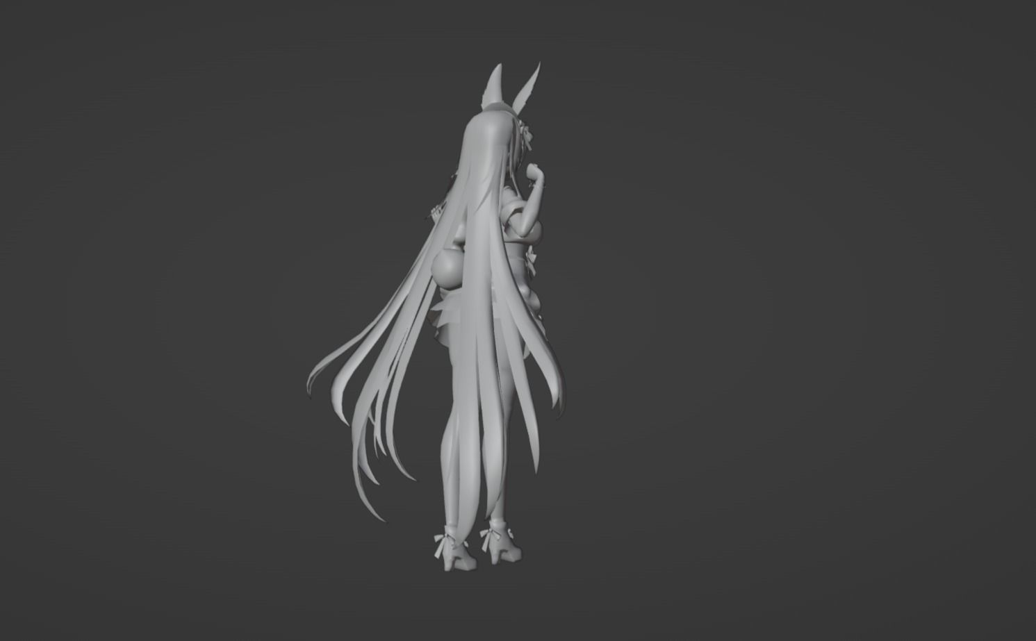 Anime Character - FF Artemis 3D model_11