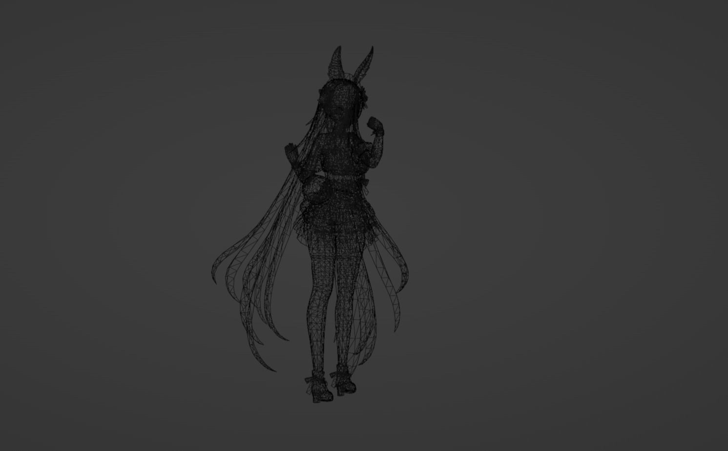 Anime Character - FF Artemis 3D model_18