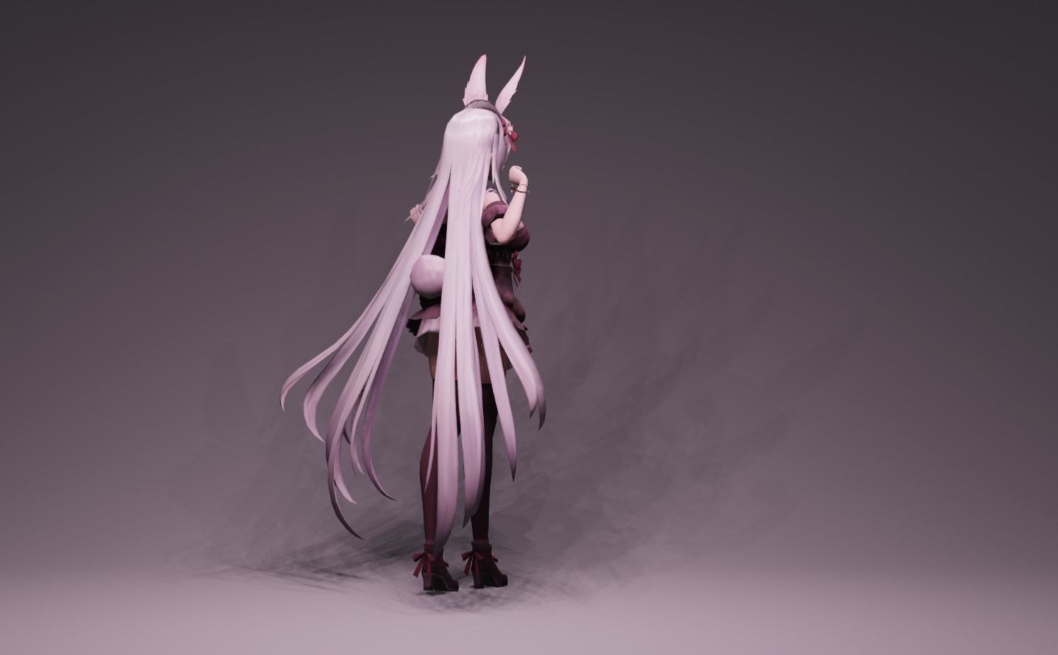 Anime Character - FF Artemis 3D model_3