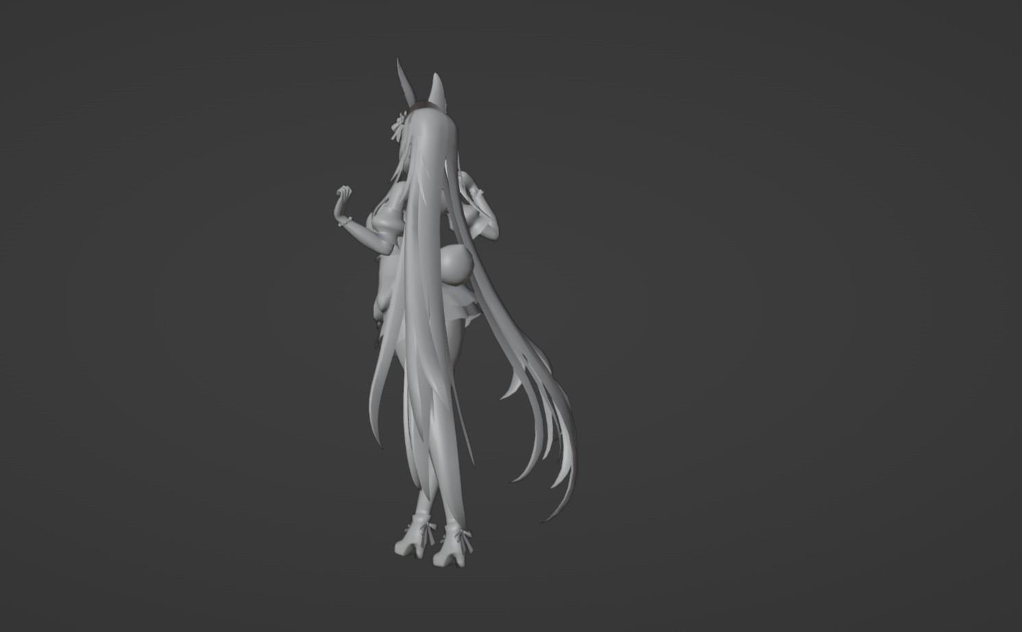 Anime Character - FF Artemis 3D model_12