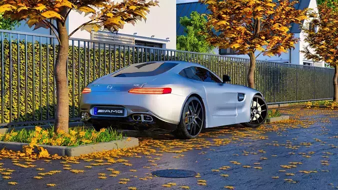 Mercedes Benz AMG GT 3D model