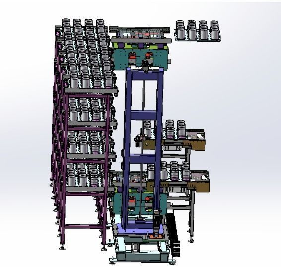 Automatic feeding and discharging system  3D model_1