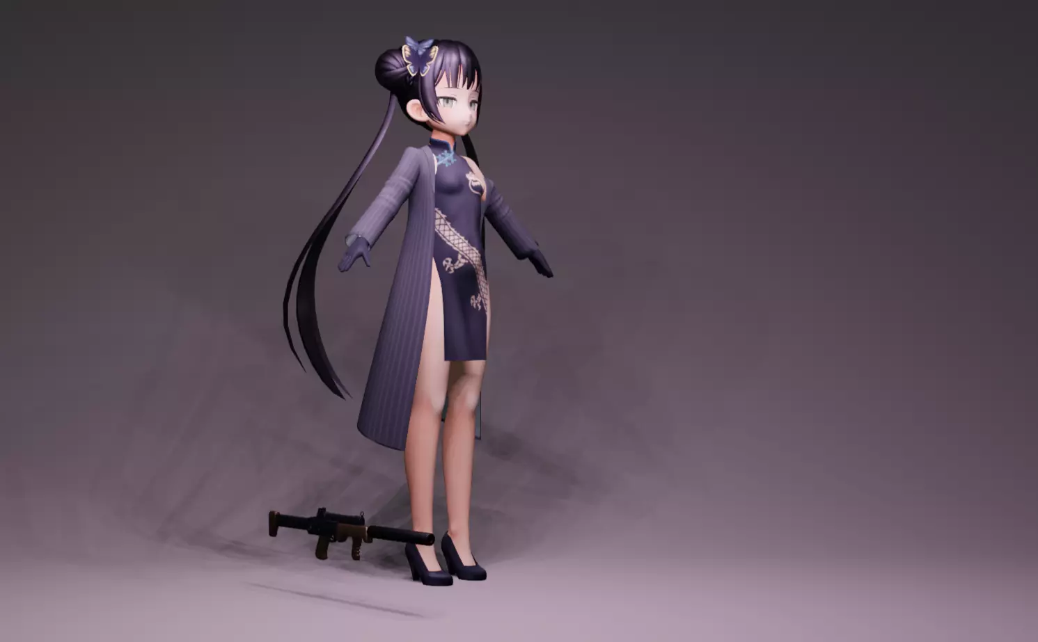 Anime Character - BA Kisaki 3D model