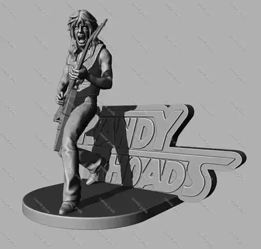Randy Rhoads 3d printing