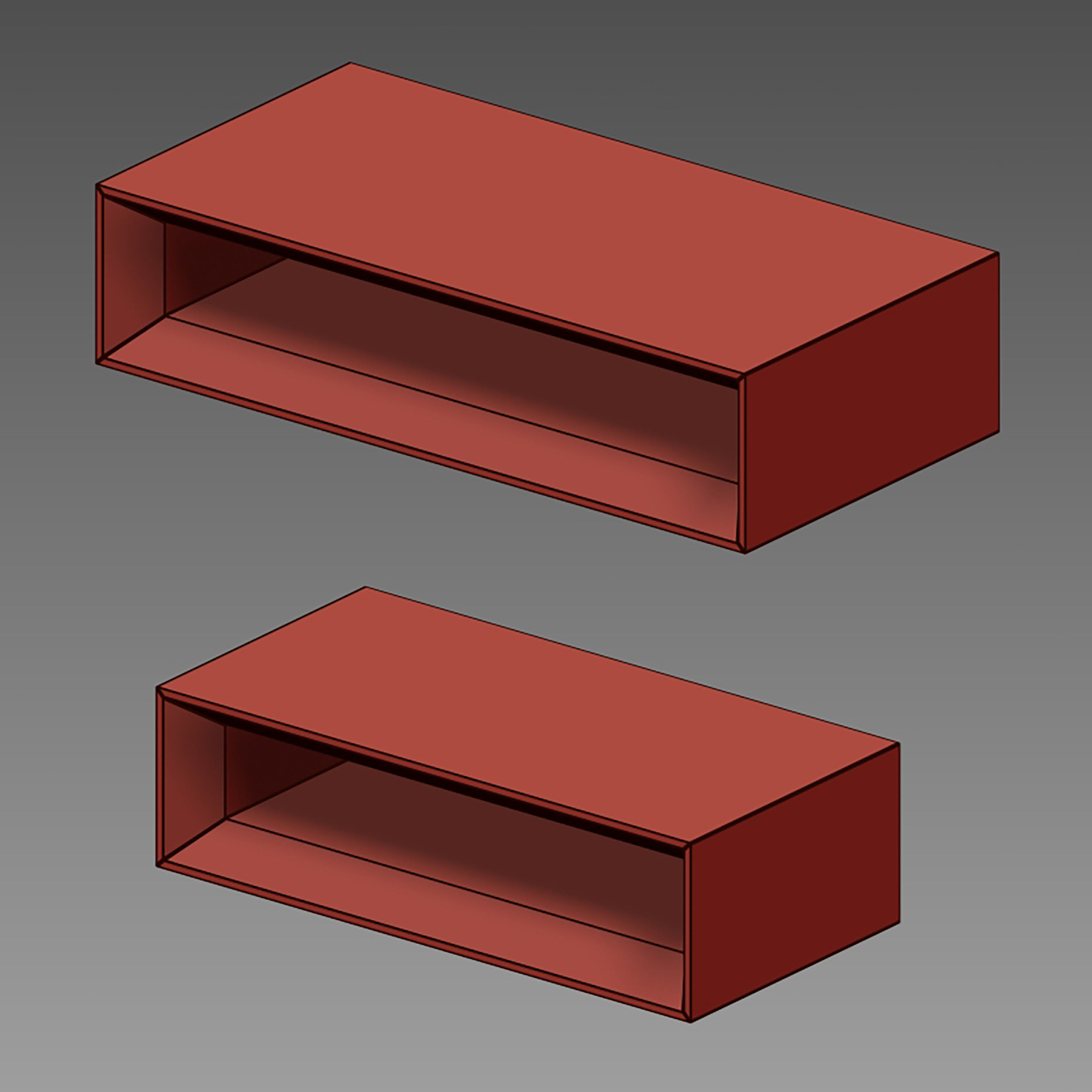 Vernon Rectangular Natural Pine Wood Coffee Table with Shelf 3D model_17