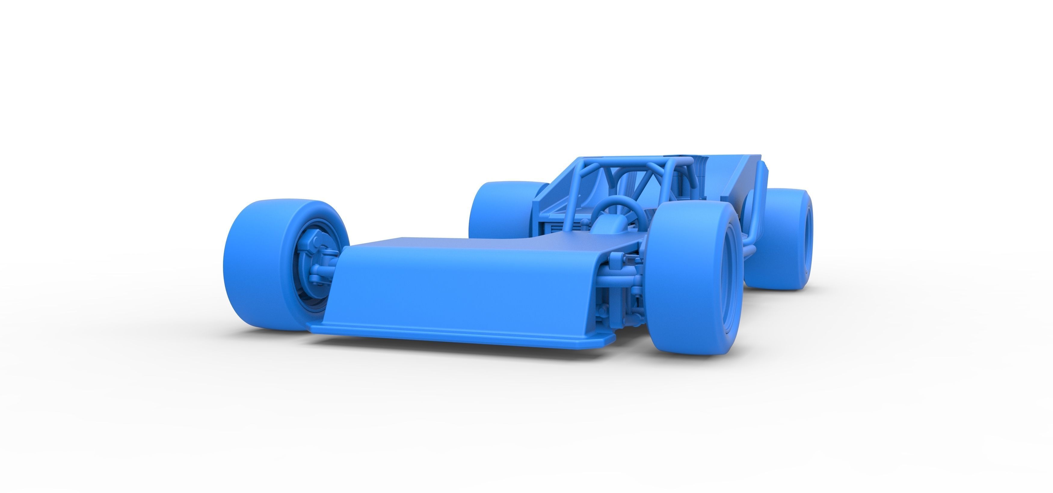 Supermodified rear engine race car Scale 1 to 25 3D print model_31