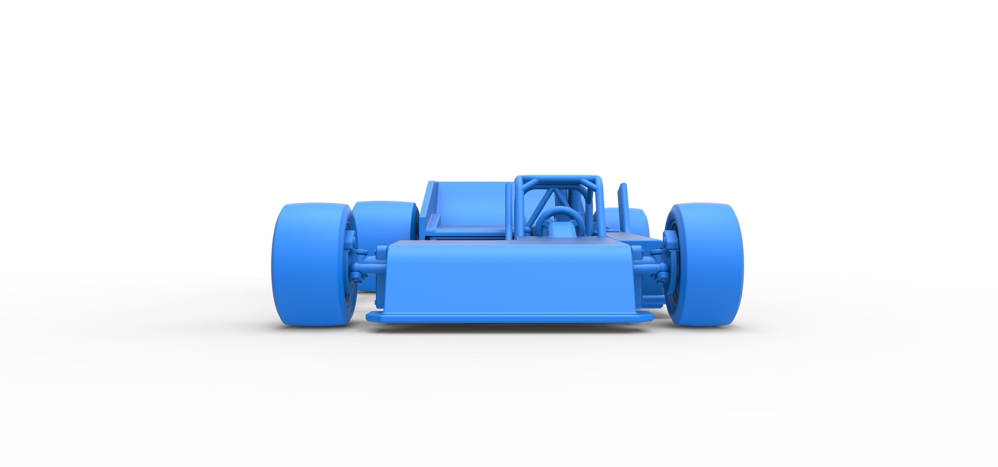 Supermodified rear engine race car Scale 1 to 25 3D print model_32