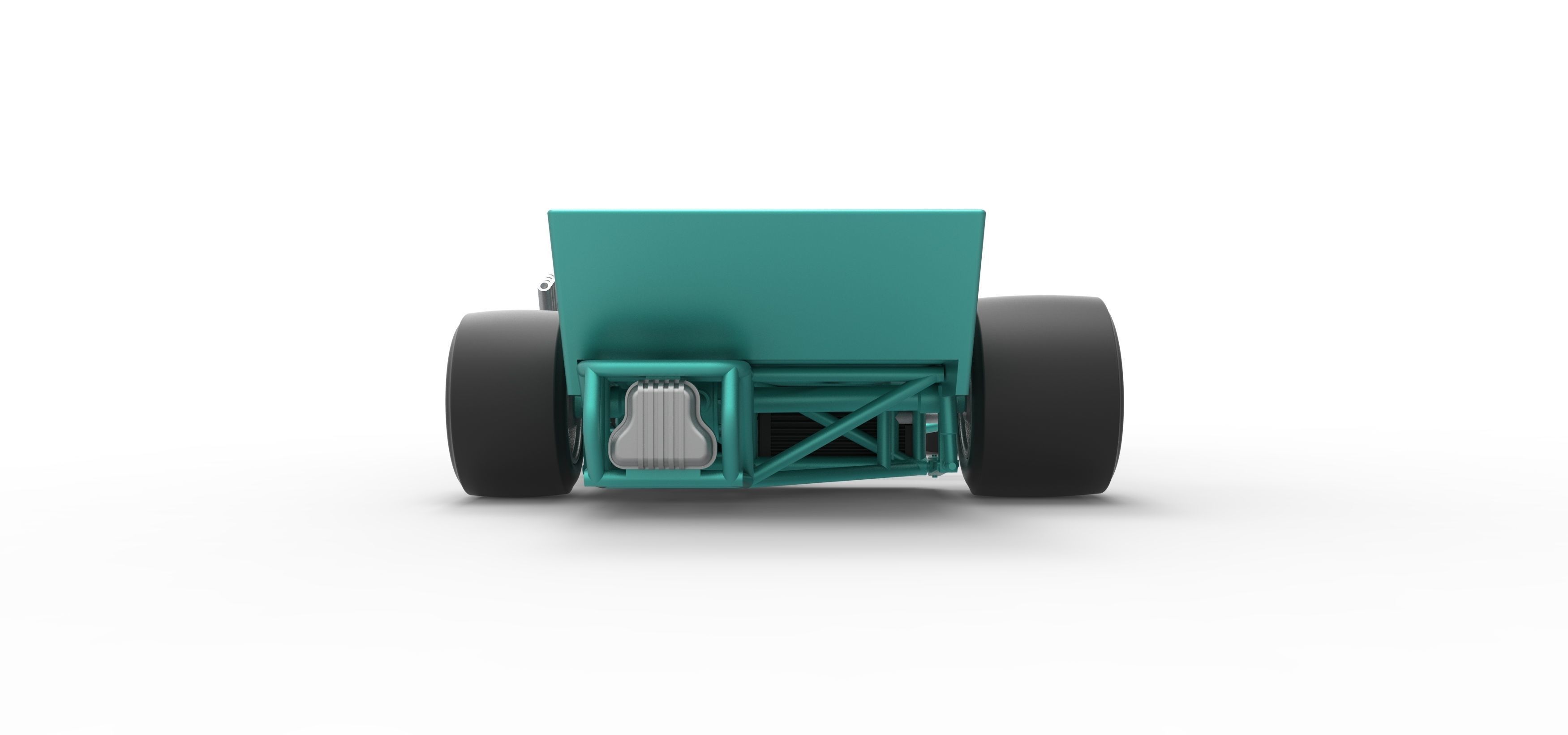 Supermodified rear engine race car Scale 1 to 25 3D print model_16
