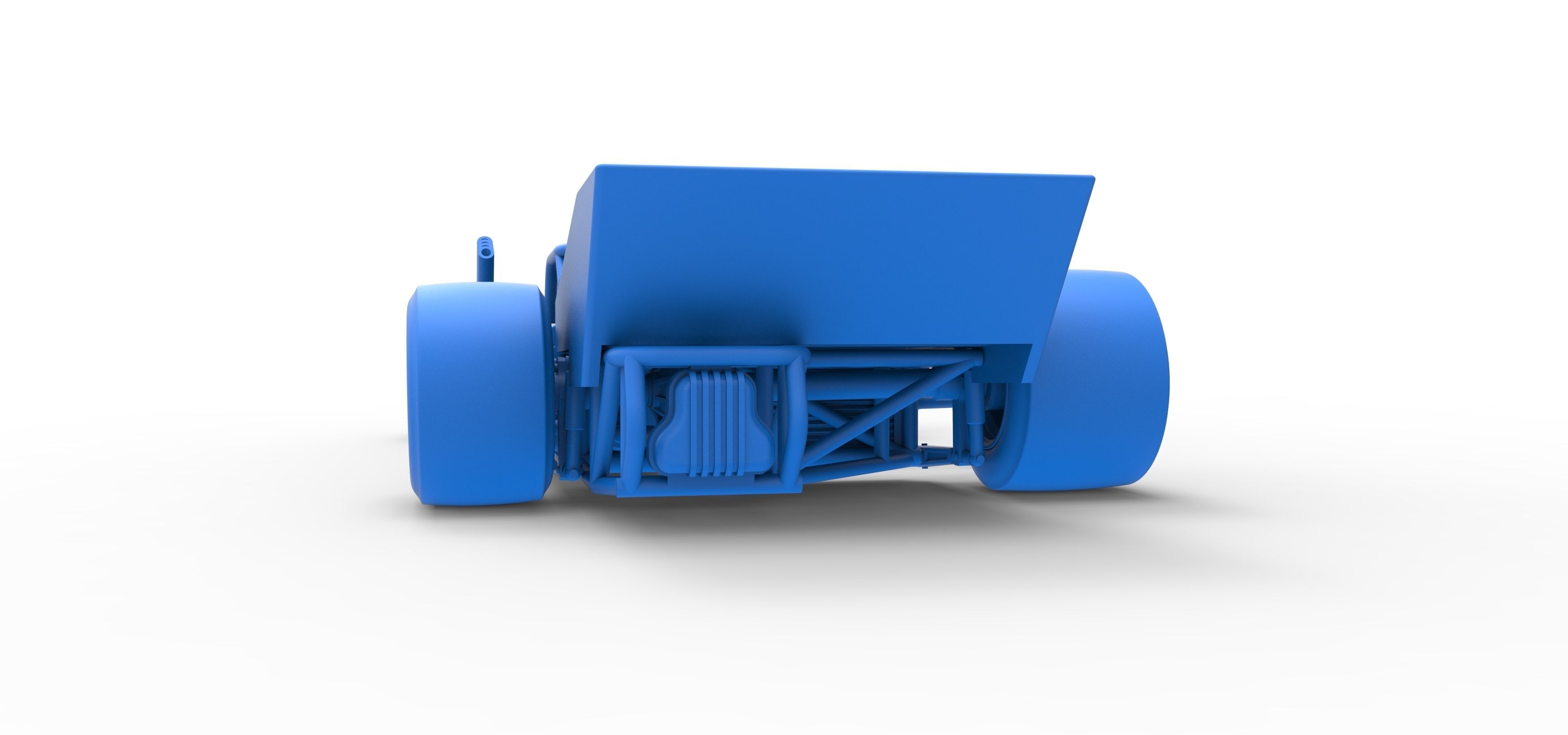 Supermodified rear engine race car Scale 1 to 25 3D print model_40