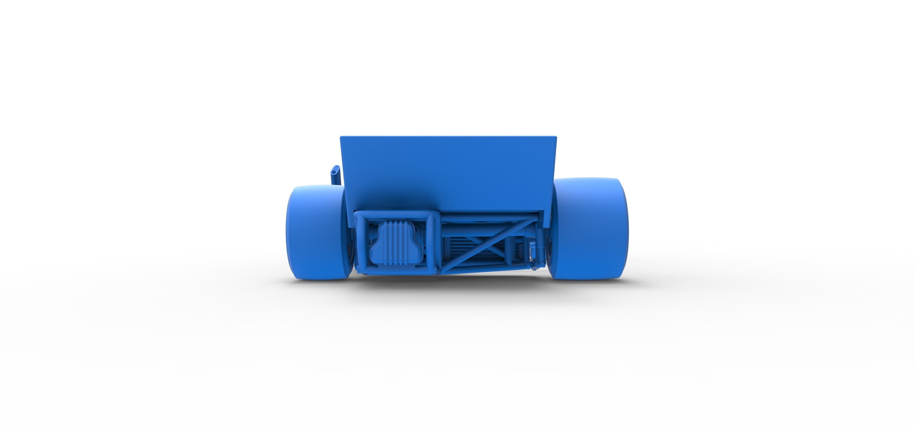 Supermodified rear engine race car Scale 1 to 25 3D print model_41