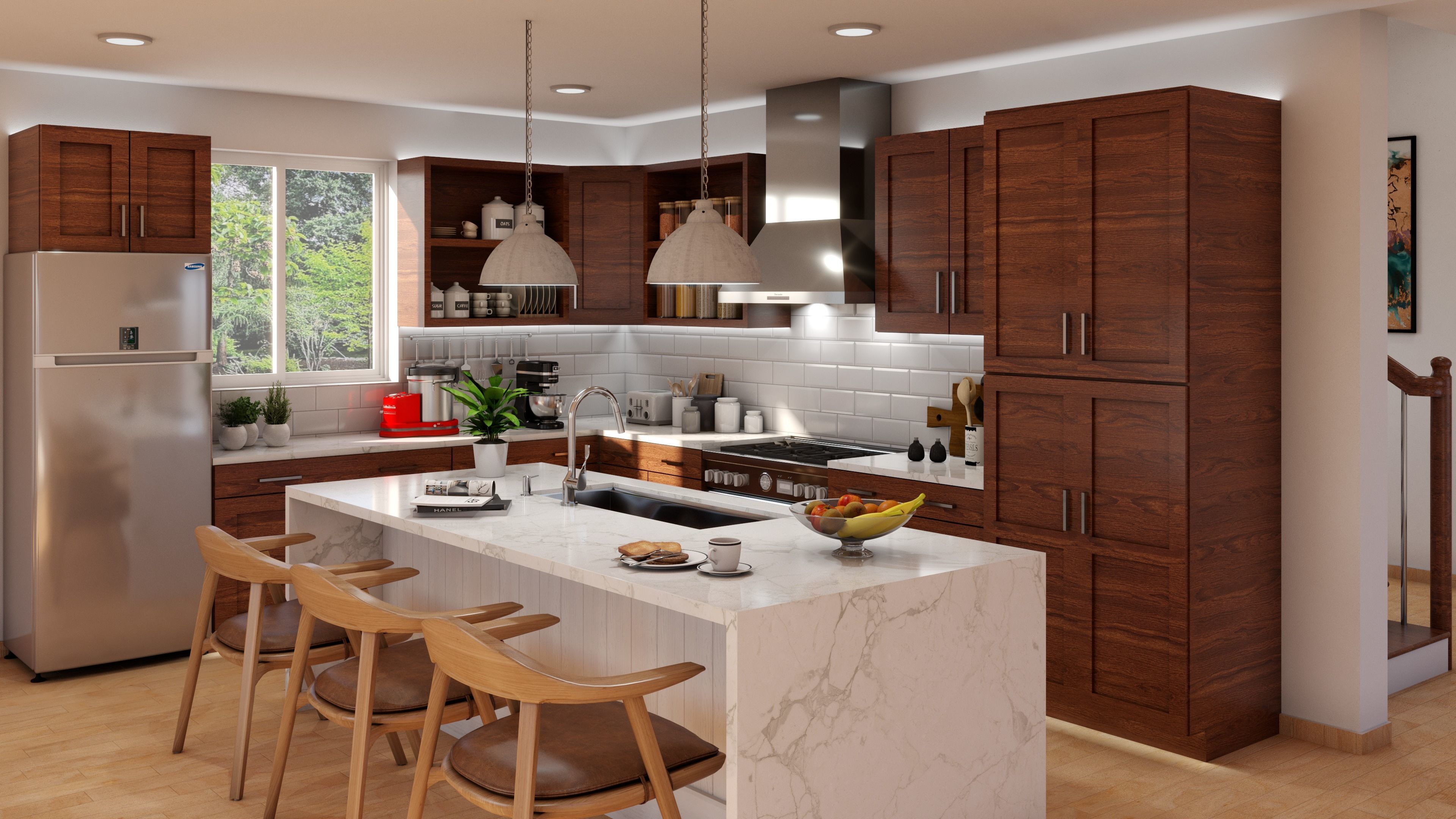 Kitchen Scene  Free 3D model_2