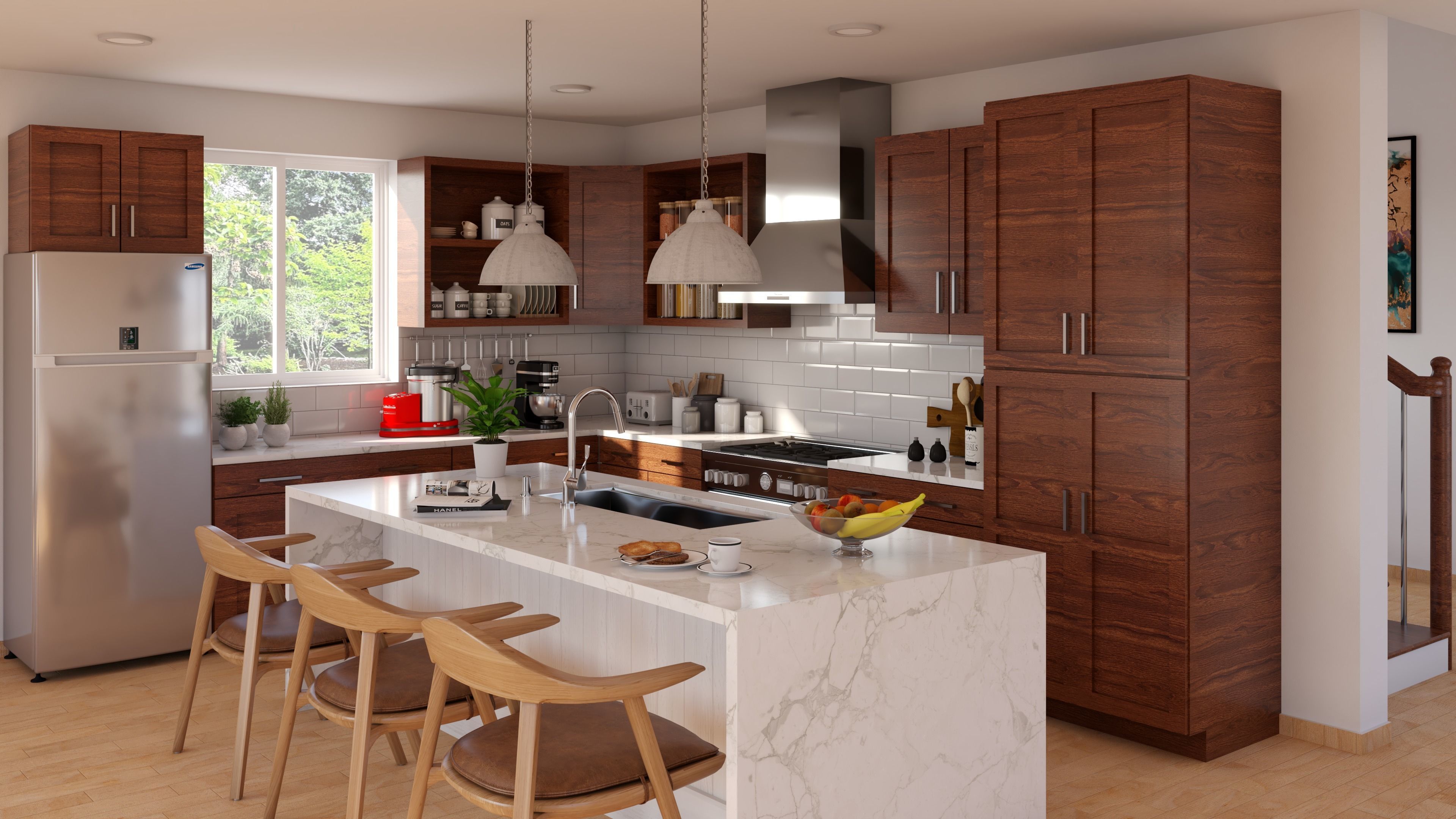 Kitchen Scene  Free 3D model_106