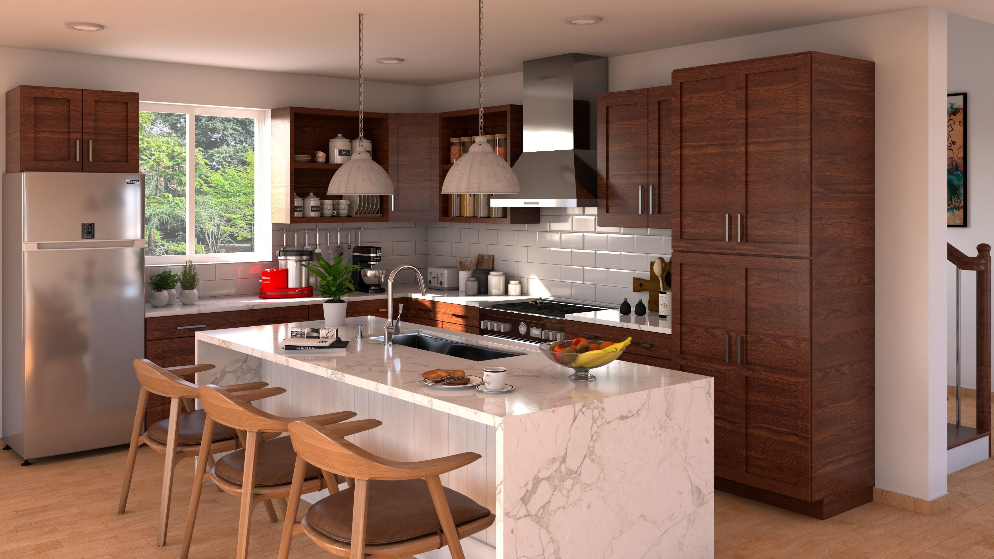 Kitchen Scene  Free 3D model_105