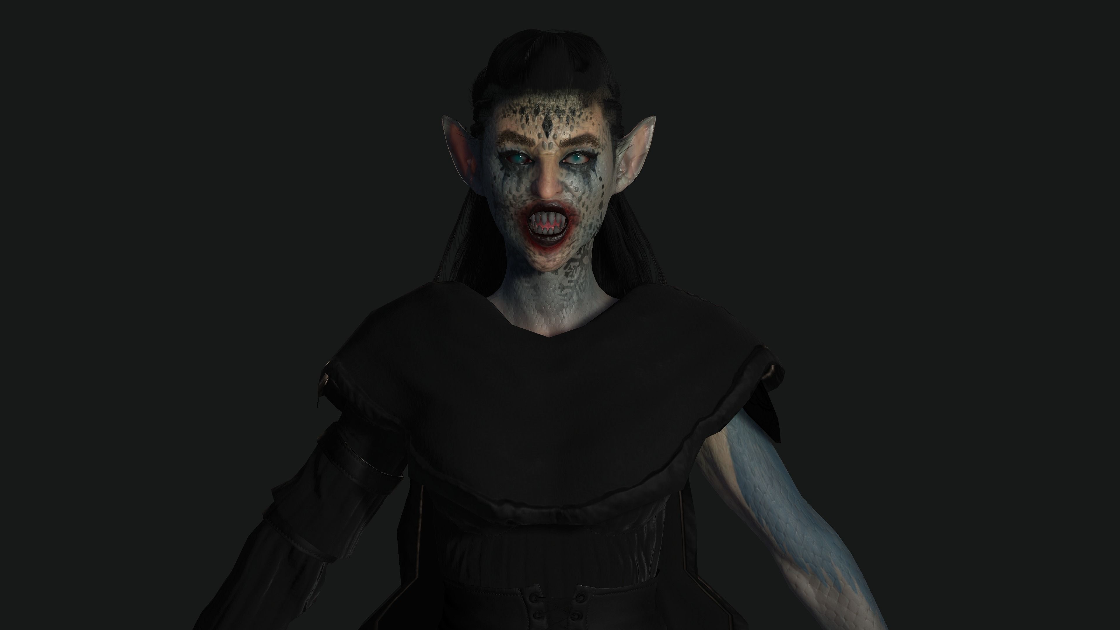 AAA 3D MODEL FANTASY MONSTER CREATURE CHARACTER -THE DEVIL ELF Low-poly 3D model_13