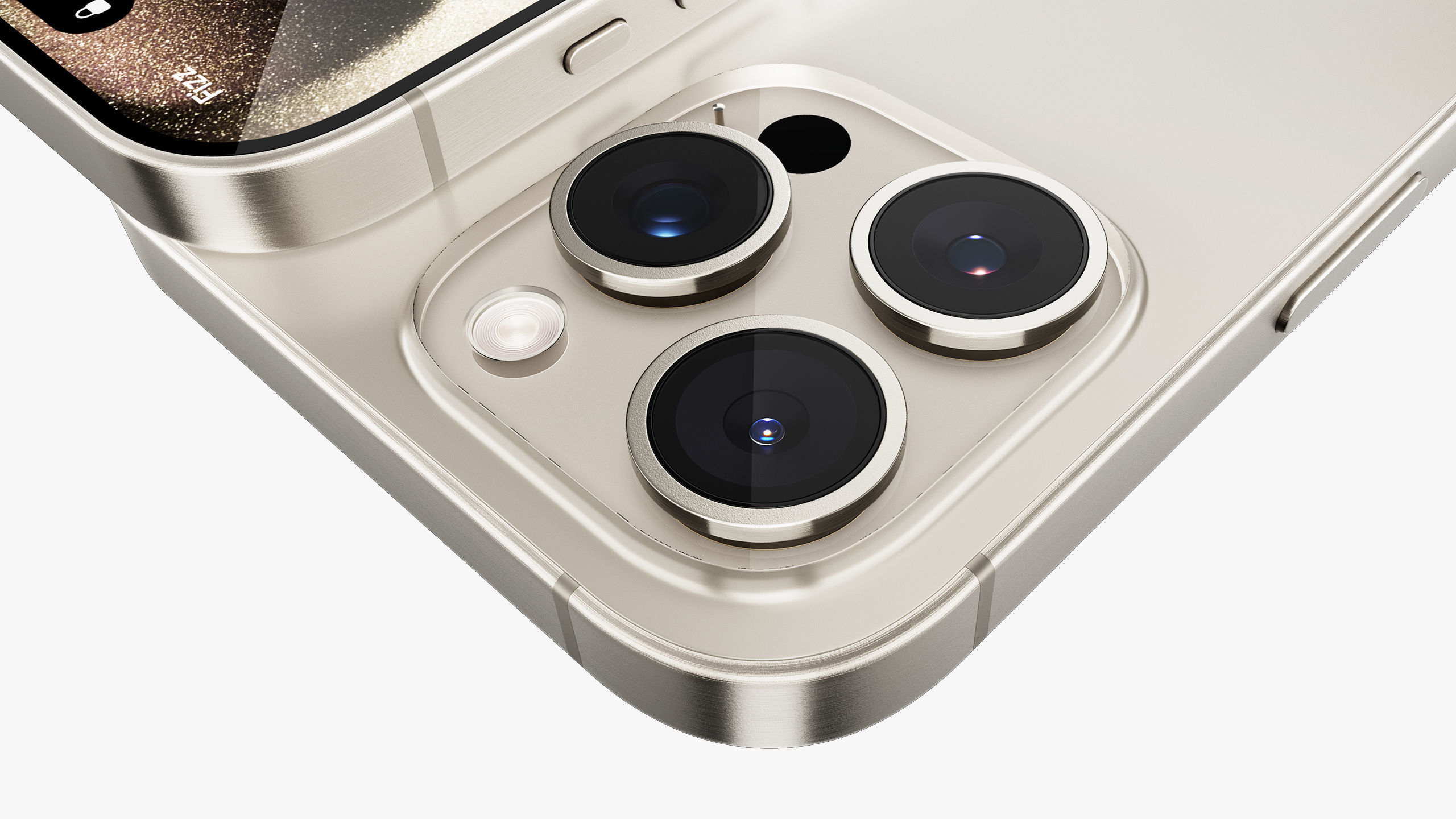 Apple iPhone 15 Pro - Pro Max Natural Titanium 3D model_11