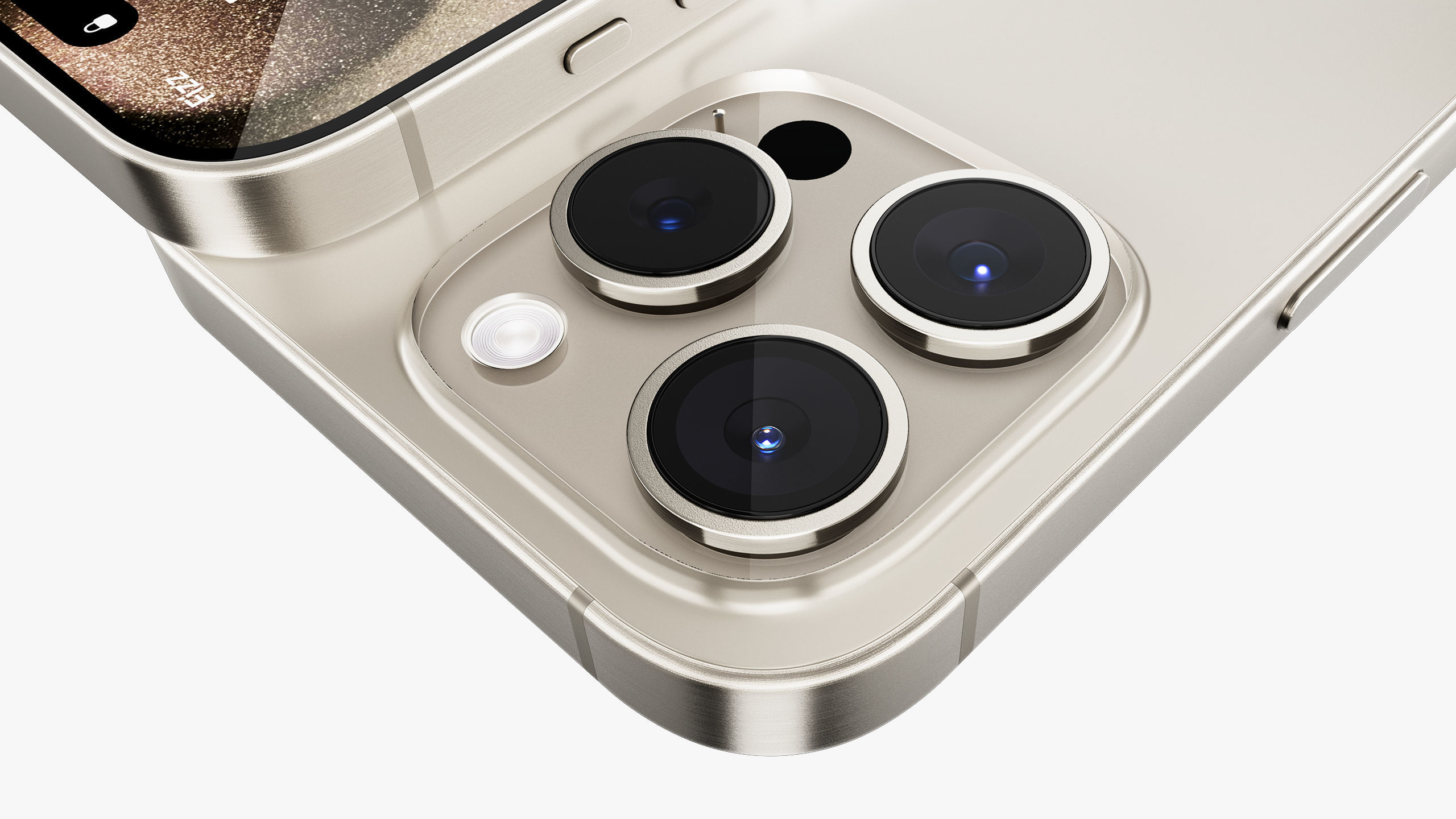 Apple iPhone 15 Pro - Pro Max Natural Titanium 3D model_20