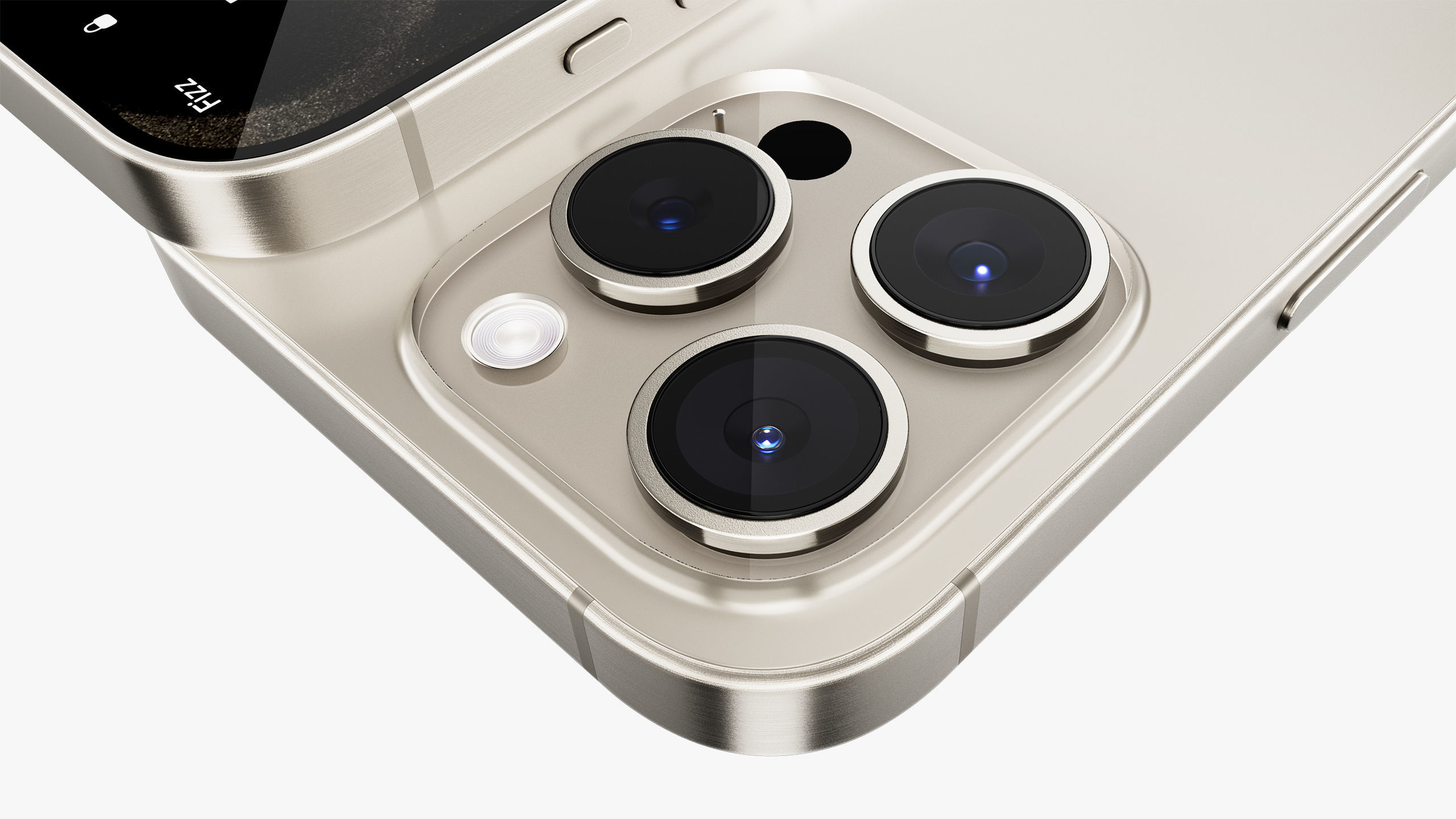 Apple iPhone 15 Pro - Pro Max Natural Titanium 3D model_28