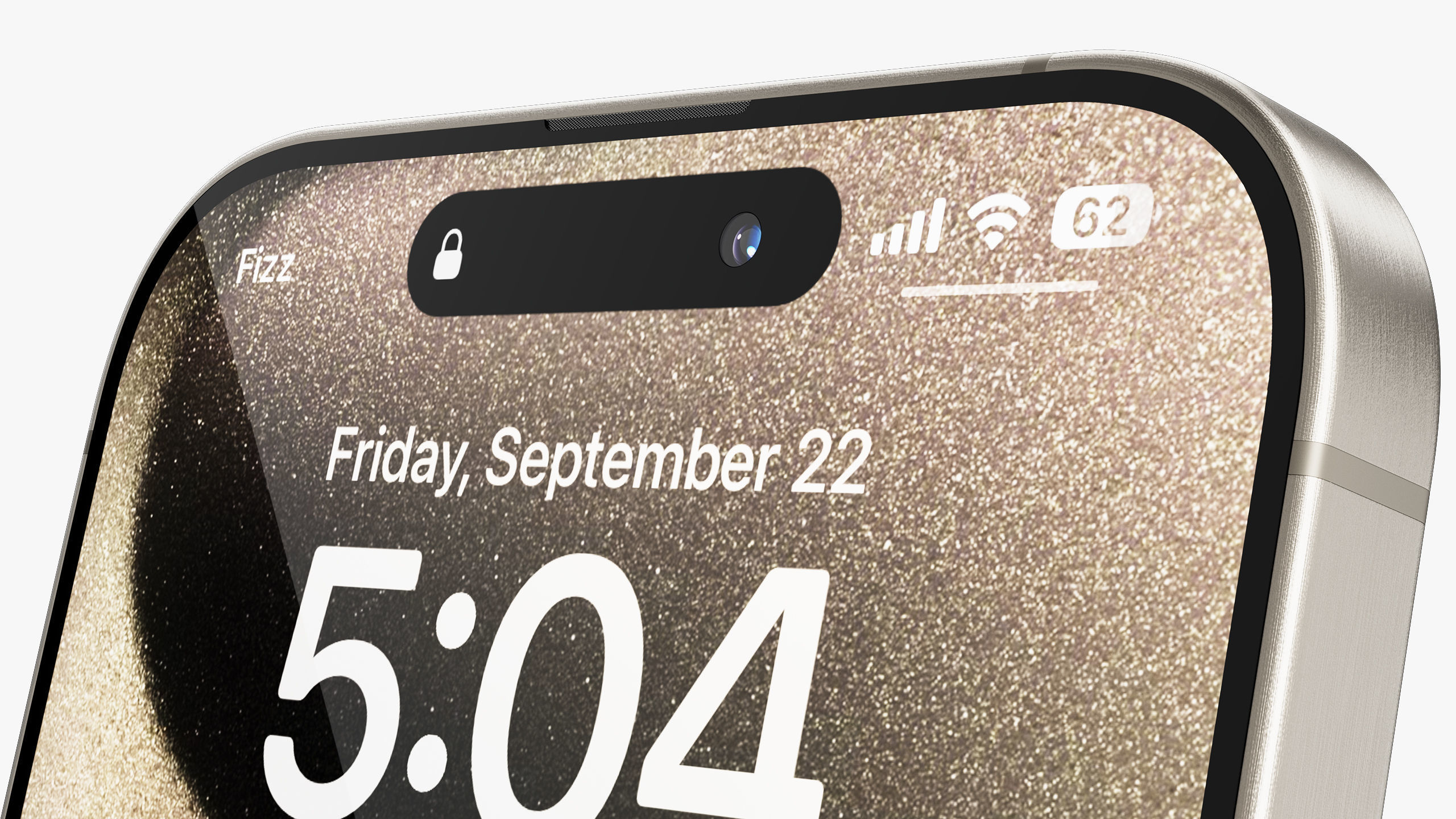 Apple iPhone 15 Pro - Pro Max Natural Titanium 3D model_13