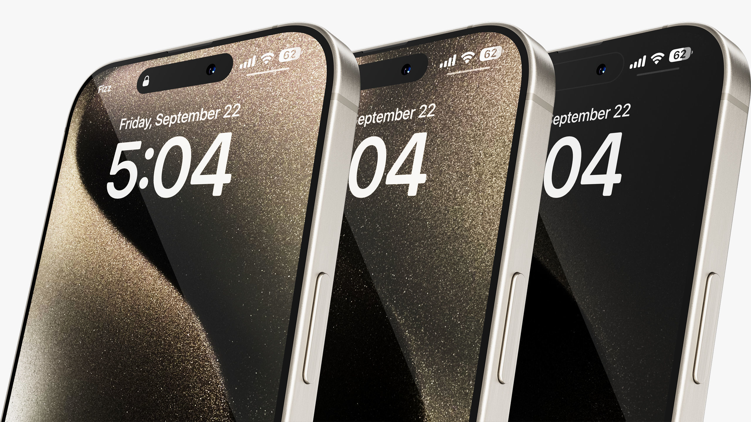 Apple iPhone 15 Pro - Pro Max Natural Titanium 3D model_7