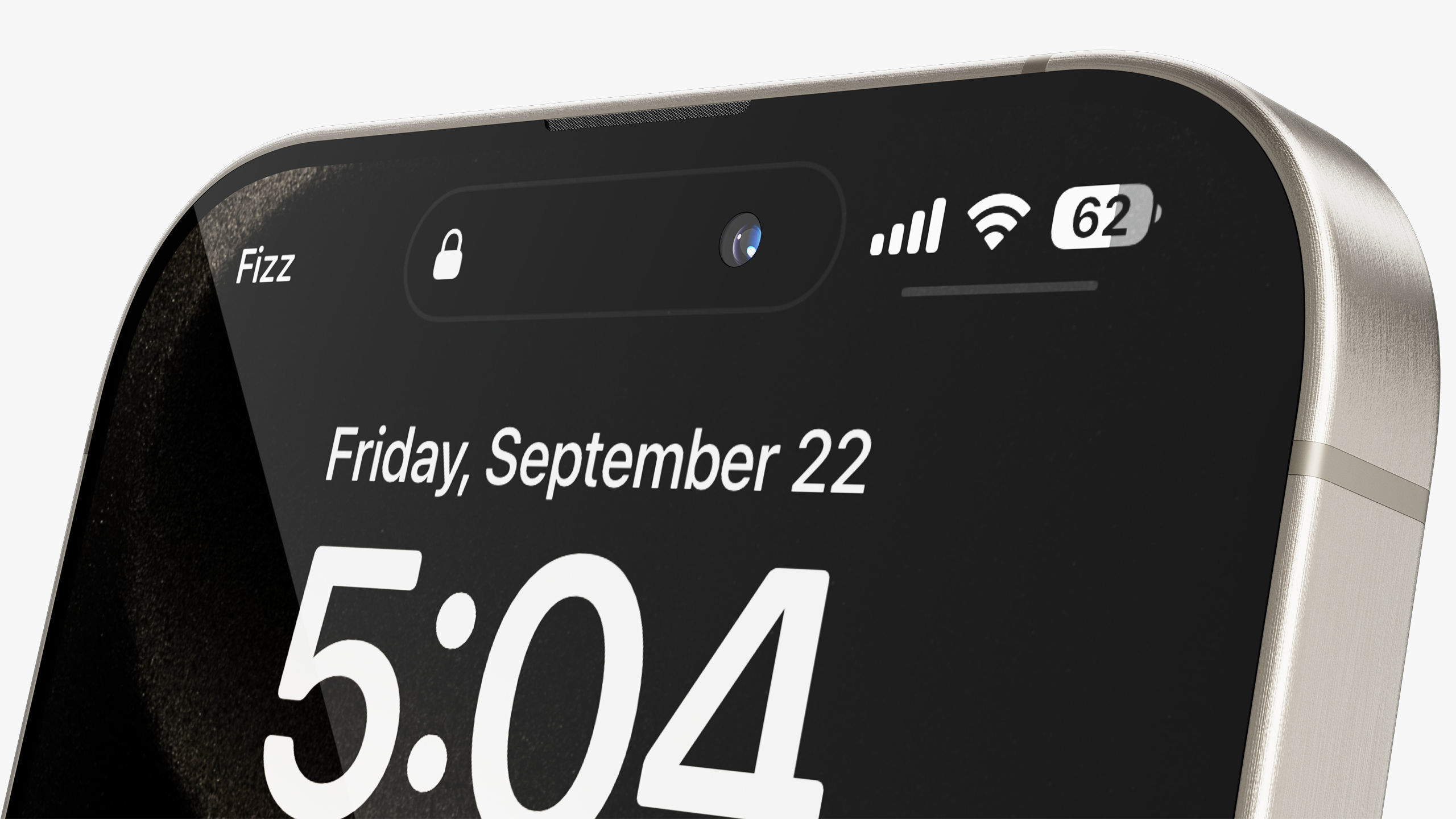 Apple iPhone 15 Pro - Pro Max Natural Titanium 3D model_29