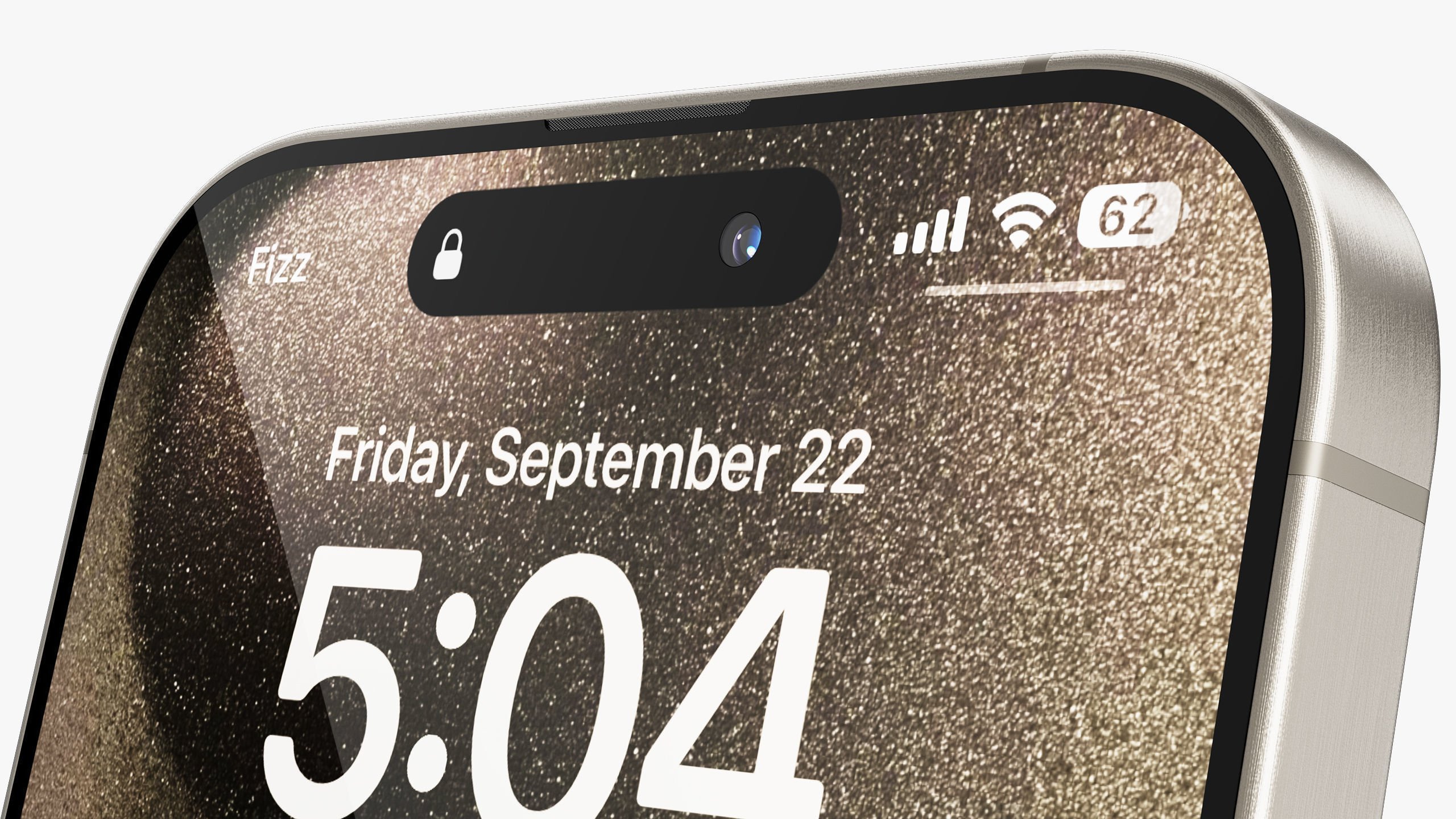 Apple iPhone 15 Pro - Pro Max Natural Titanium 3D model_21