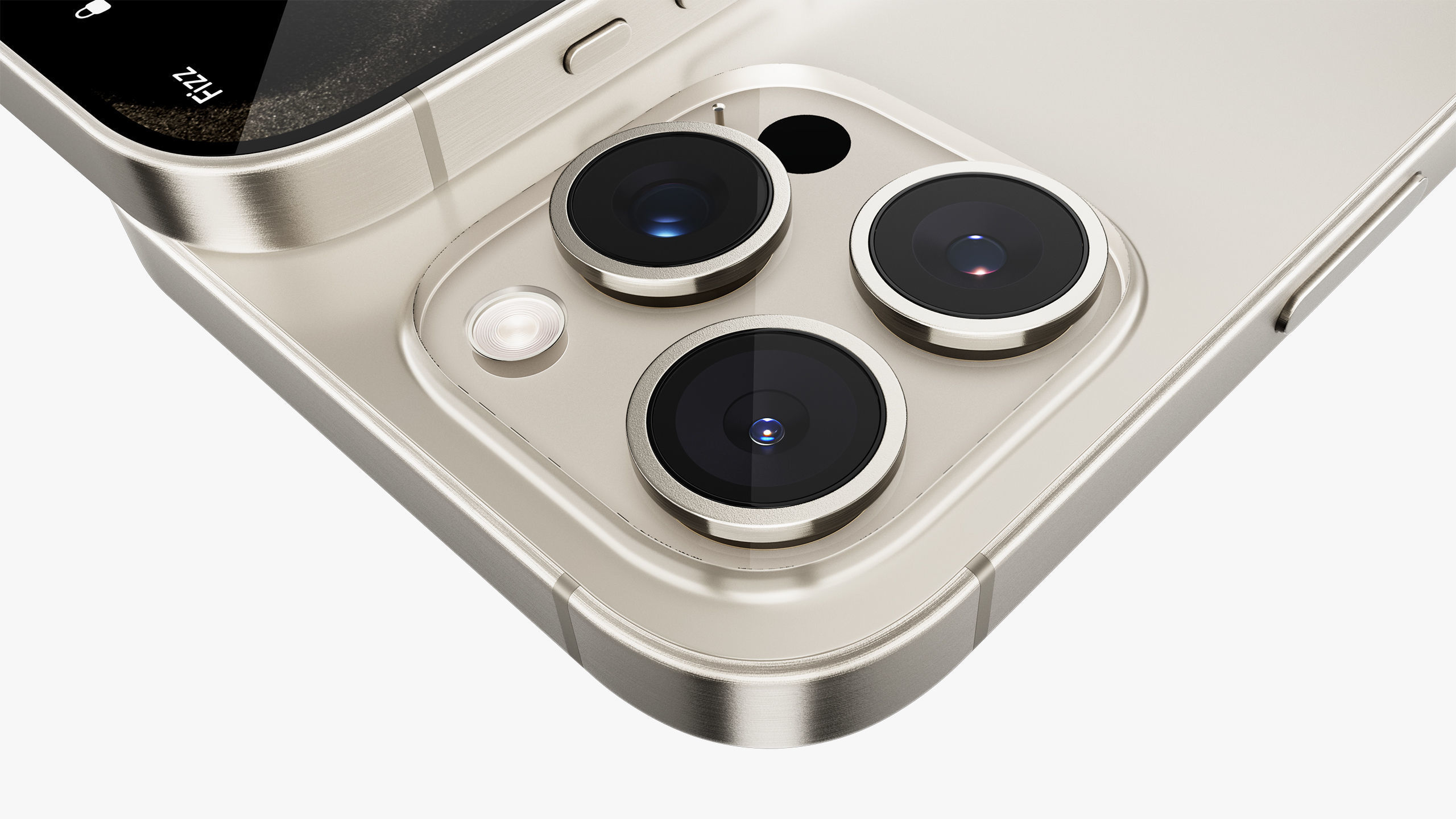 Apple iPhone 15 Pro - Pro Max Natural Titanium 3D model_27