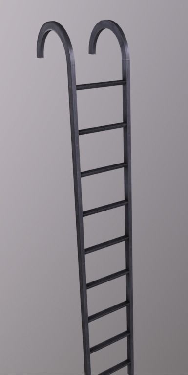 Ladder Pack Low-poly 3D model_5