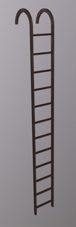 Ladder Pack Low-poly 3D model_6