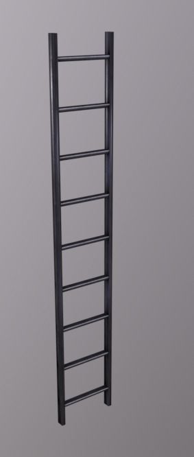Ladder Pack Low-poly 3D model_8