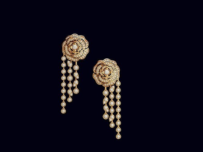 Channel earrings 3D print model
