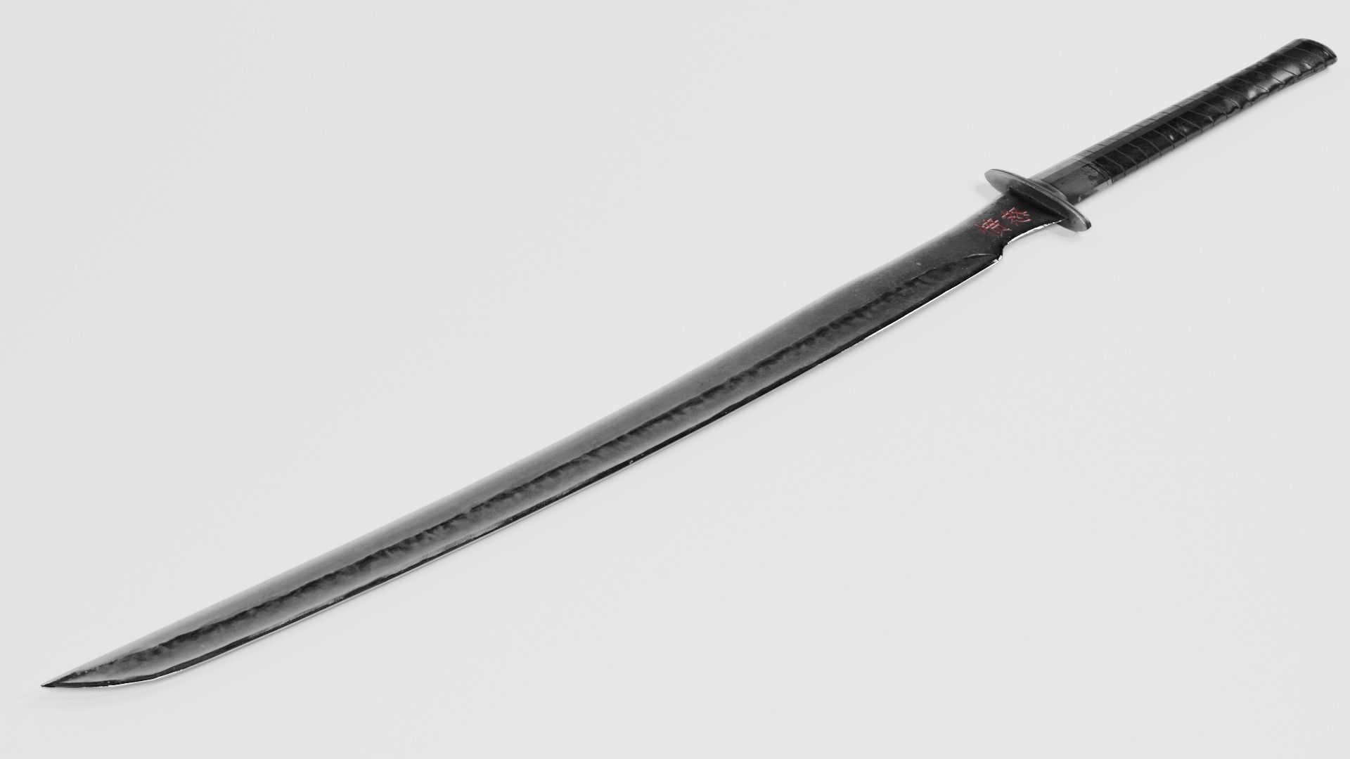 Sword-01 Low-poly 3D model_2