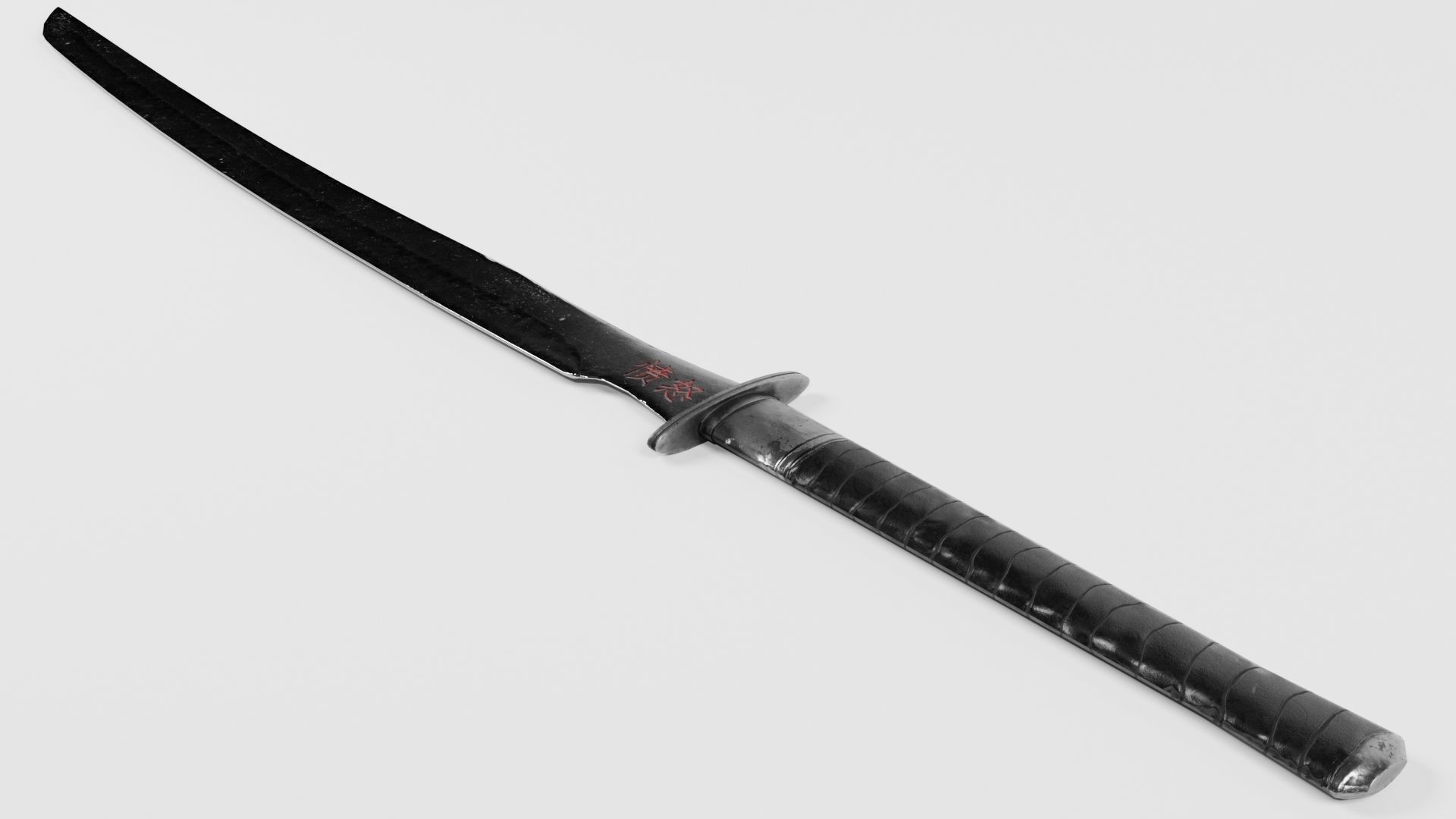 Sword-01 Low-poly 3D model_4