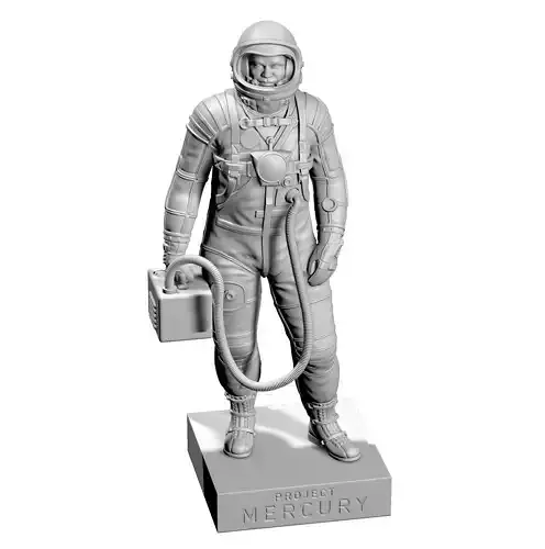 Mercury Astronaut Standing 3D print model