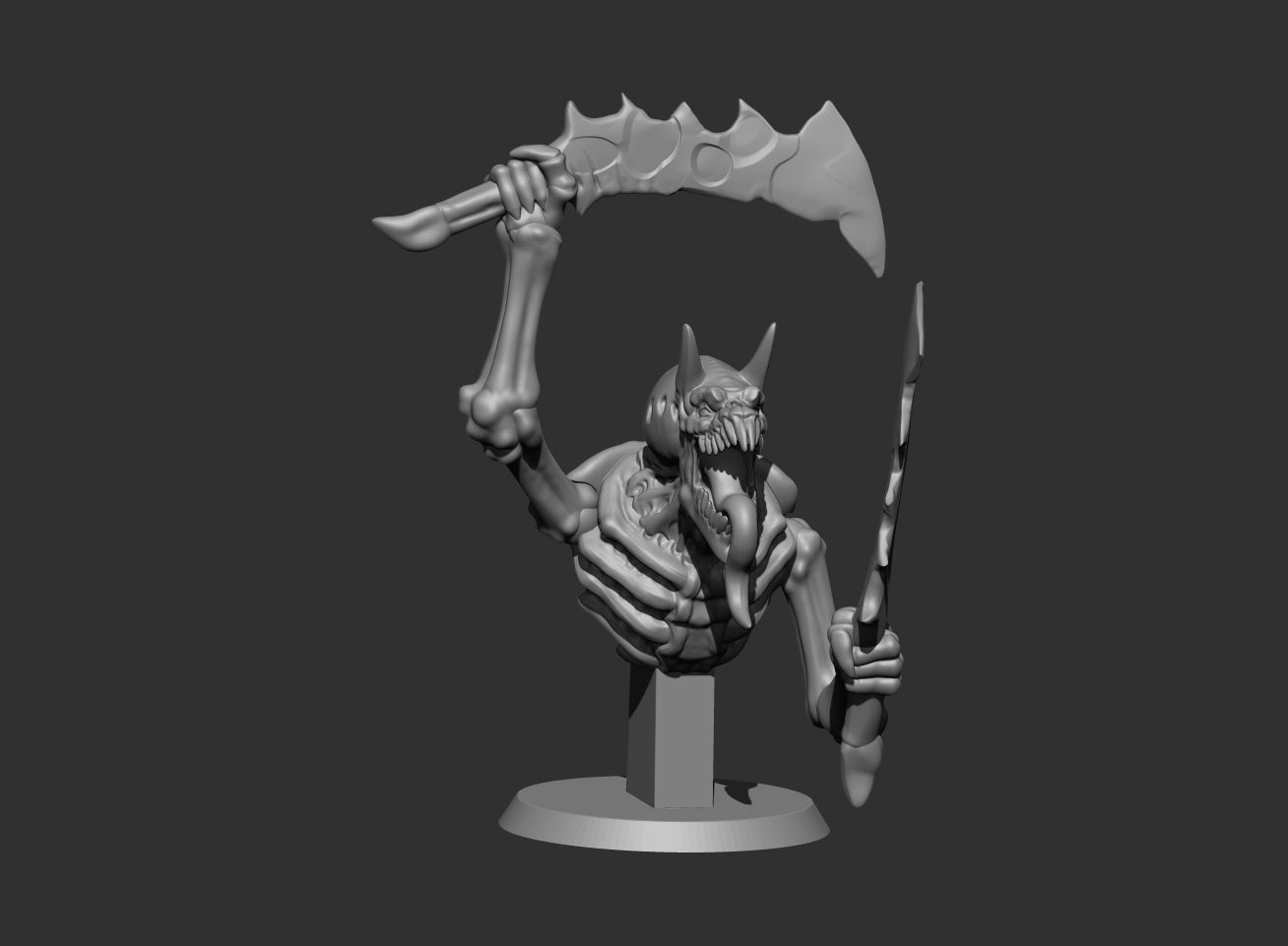 Terror Bust 3D print model_5