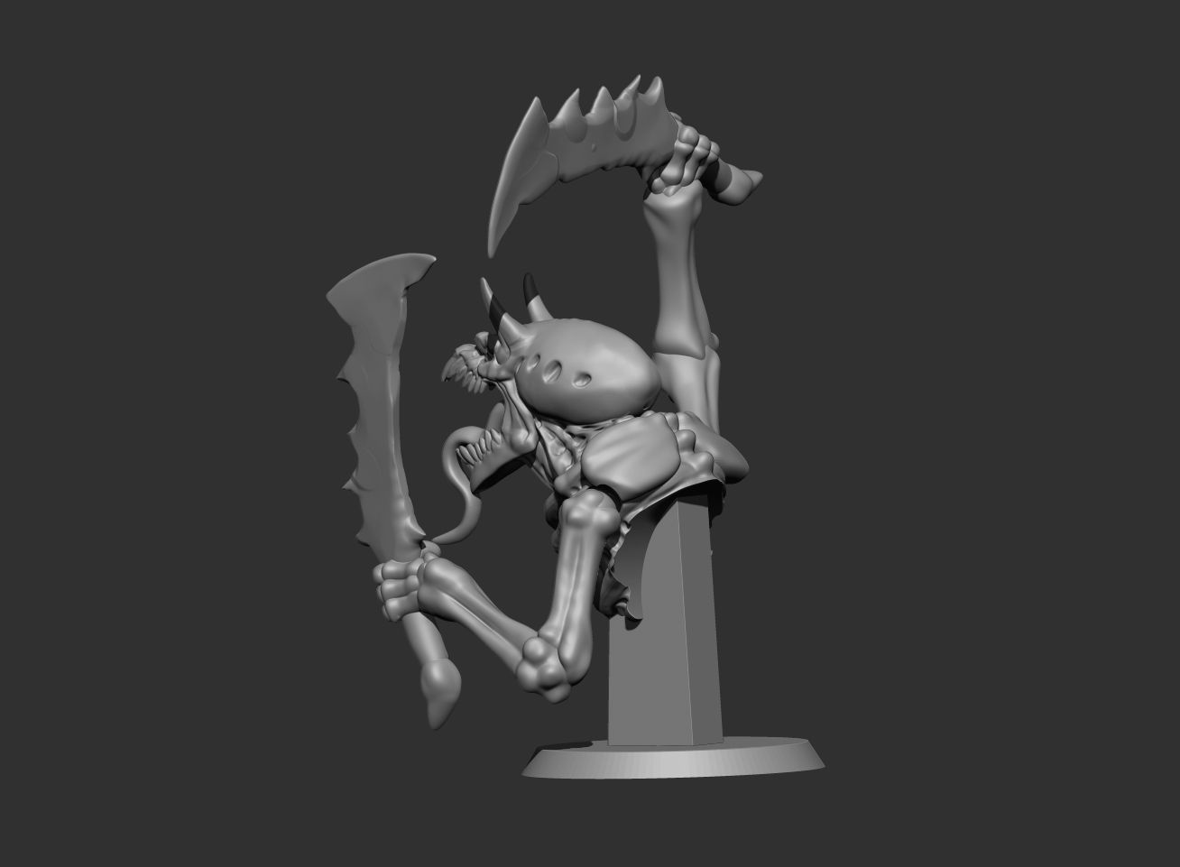 Terror Bust 3D print model_4